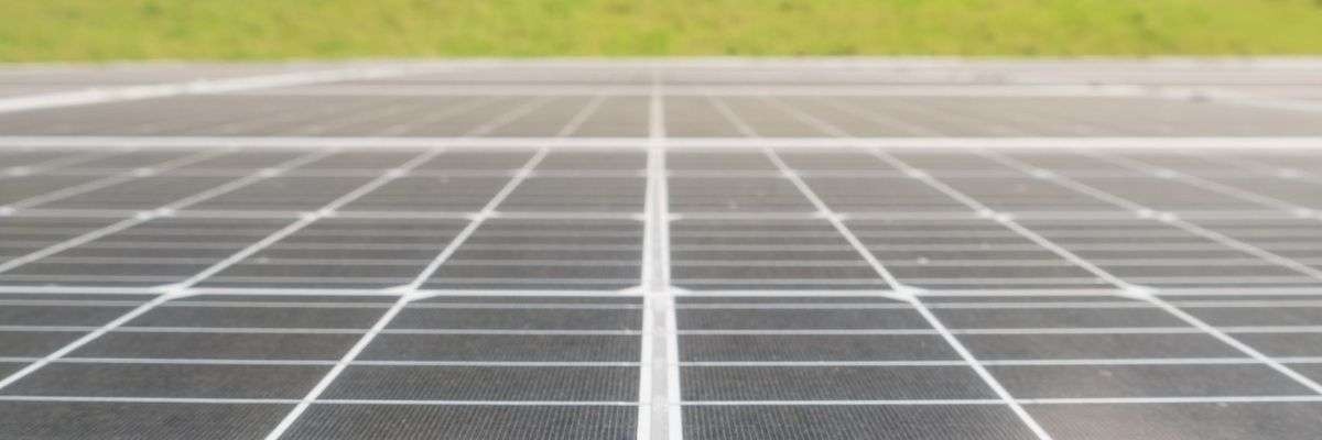 Solar Panels on Grass, YSG Solar