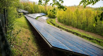 Community Solar Panels Woods, YSG Solar