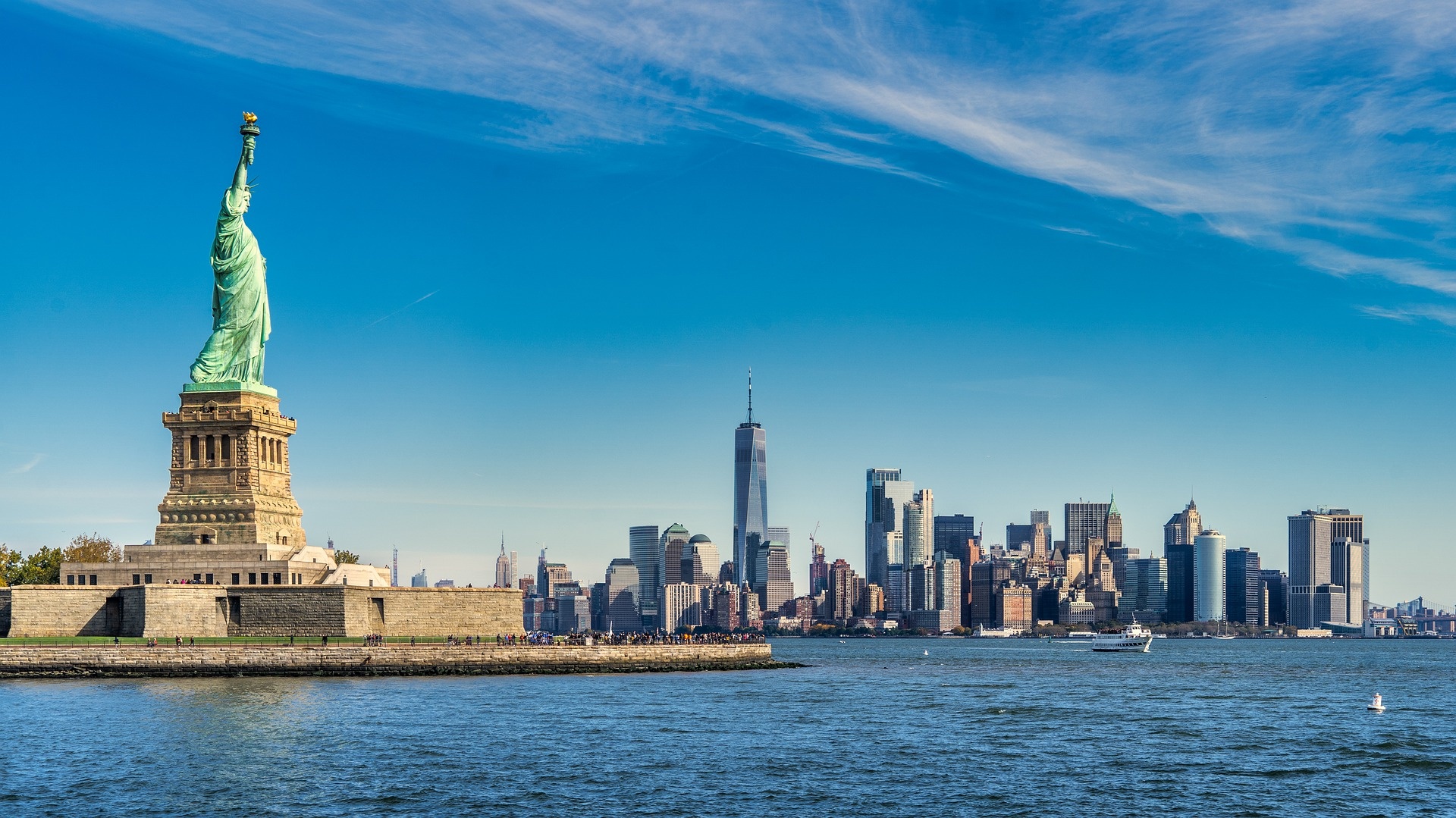 New York, Statue of Liberty, New York Skyline, YSG Solar